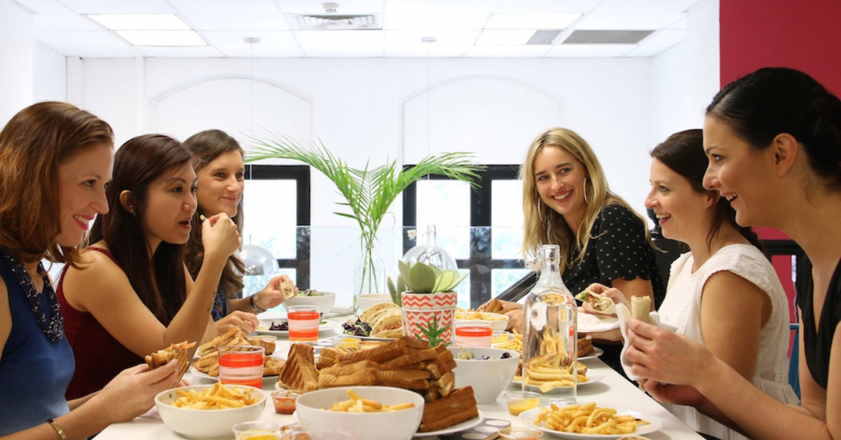 Free food pulls employees closer to each other